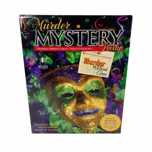 Bepuzzled Murder at Mardi Gras Mystery Dinner Party Game  8 Players New Sealed